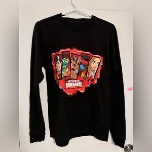 Halloween horror nights studio screamers long sleeve size small shirt universal
